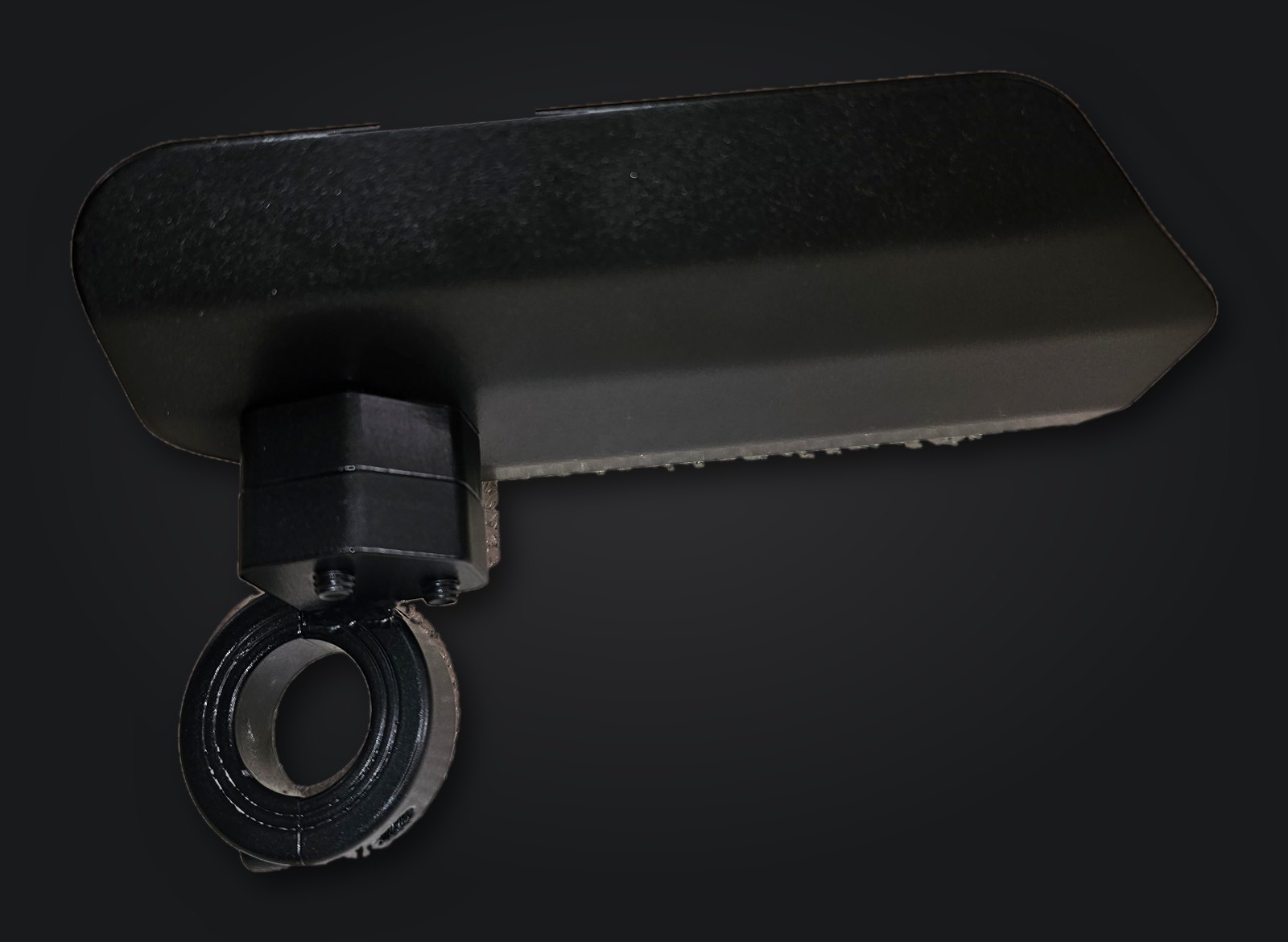 Calf Rest with its split clamp collar and mounting block